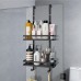 1 2 Tier Bathroom Hanging Storage Rack Shower Caddy Shelf Holder Stainless Steel