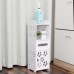 Bathroom Storage Cabinet Floor Standing Washbasin Shower Corner Shelf Waterproof