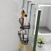 1 2 Tier Bathroom Hanging Storage Rack Shower Caddy Shelf Holder Stainless Steel