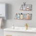 2PCS Multi  purpose Display Shelve Durable Easy to Hang Metal Hanging Shelves for Bathroom Office Kitchen