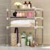 4 Layers Organier Storage Shelf Rack Bracket Easy Assemable For Kitchen Home Bathroom 58 28 6cm