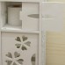 Bathroom Storage Cabinet Floor Standing Washbasin Shower Corner Shelf Waterproof