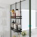 1 2 Tier Bathroom Hanging Storage Rack Shower Caddy Shelf Holder Stainless Steel