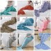 Mermaid Tail Knitted Blanket Fish Tail Blanket  Size  60x140cm  Cocoa