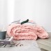 Handmade Thick Wool Knitted Blanket Sofa Chenille Stick Knitted Blanket  Size  80 x 100 CM  Pink