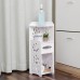 Bathroom Storage Cabinet Floor Standing Washbasin Shower Corner Shelf Waterproof