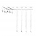 Multi  function Folding Air Dry Rack Hole Free Clothes Rack Balcony Sock Dry Rack for Indoor Clothes Hanger