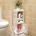 Bathroom Storage Cabinet Floor Standing Washbasin Shower Corner Shelf Waterproof