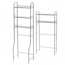 2 3  Tier Over Commode Washing Machine Shelf Bathroom Space Saver Rack Organizer Floor Stand